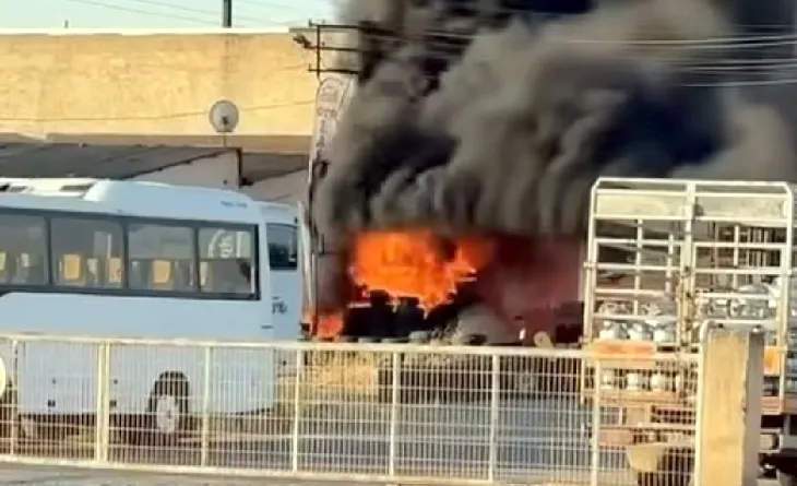 Kırklareli’de oto lastikçide yangın