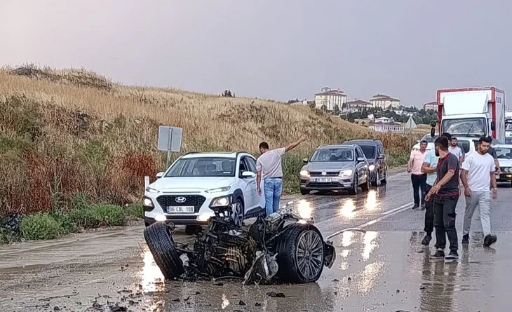 Polatlı’da otomobil ile TIR çarpıştı; 1 ölü