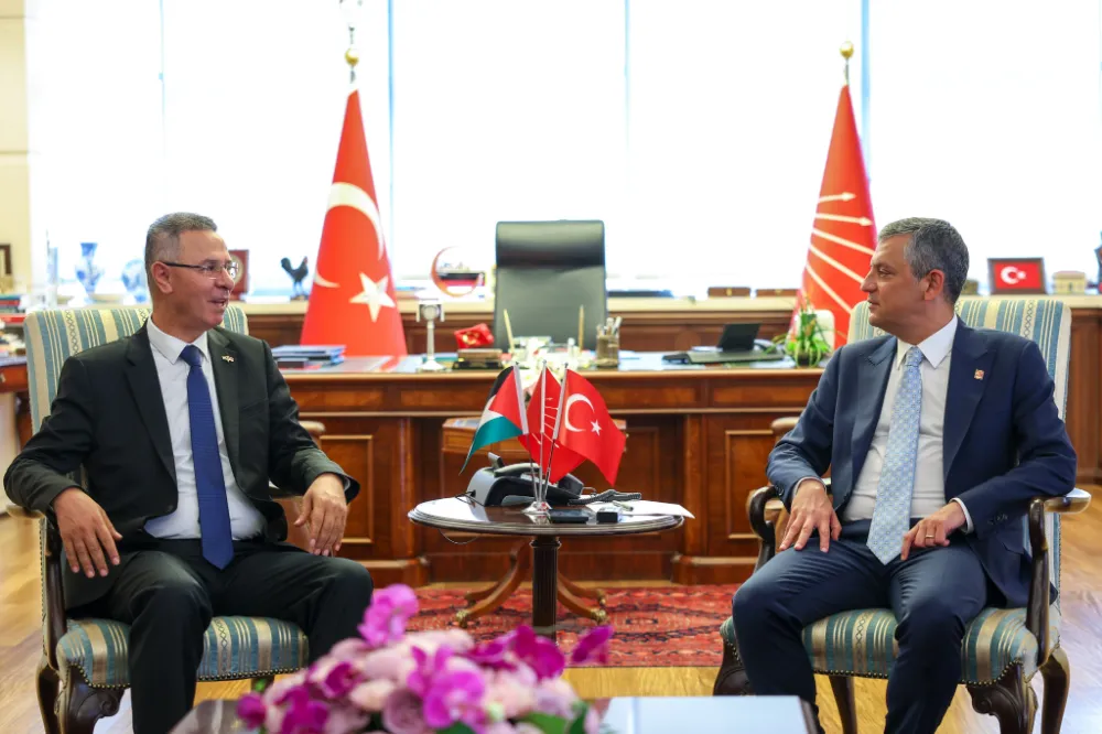 Özgür Özel, Filistin Büyükelçisini kabul etti