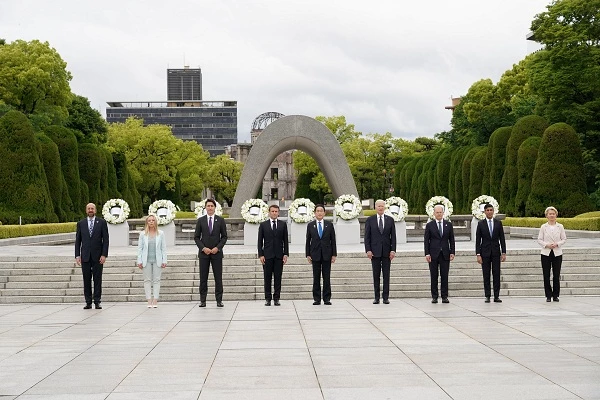 G7 Ülkelerin Liderleri Hiroşima’da Temaslara Başladı